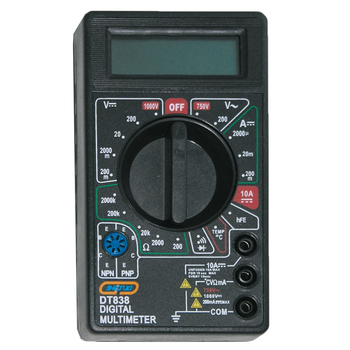 Мультиметр DT 838 Энергия - Электрика, НВА - Измерительный инструмент - Мультимеры - Магазин электротехнических товаров Проф Ток